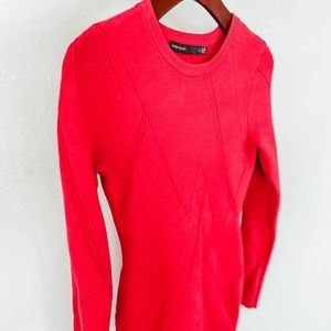 Karen Millen Knit Dress - Red - Size M